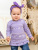 Джемпер "Зимний узор" с юбочкой - Размер 98 - Цвет фиолетовый - Картинка #3
